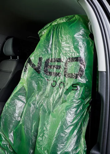 Neo Tools Belsőtér védőfólia, huzat, 200db, (5az1-ben, ülés, kormány, sebváltó, szőnyeg, kézifék)