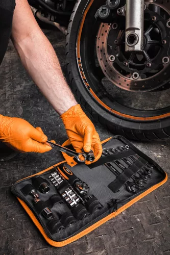 Neo Tools Motorkerékpárszerelő készlet - 25db - puha tok