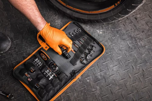 Neo Tools Motorkerékpárszerelő készlet - 25db - puha tok