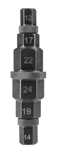 Neo Tools Motorkerékpár elsőtengely kulcs 6 az 1-ben