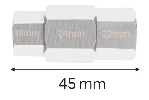 Neo Tools Motorkerékpár tengelykulcs 3 az 1-ben