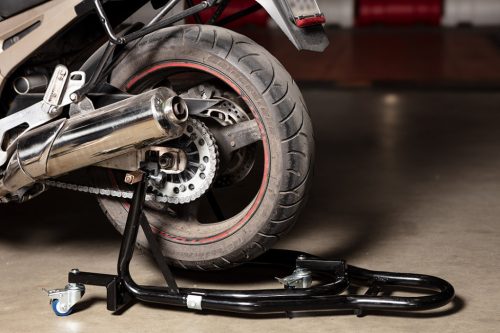 Neo Tools Motorkerékpár állvány, görgős, hátsó kerékhez