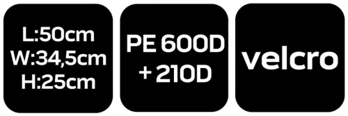 Neo Tools Autós rendszereződoboz, csomagtartóba, összecsukható, H25 méret