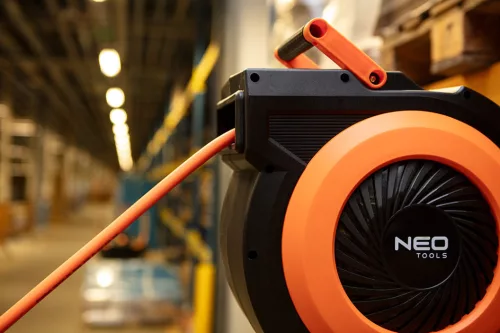 Neo Tools Pneumatikus tömlődob, automata, kompozit, 9.5mm x 15m