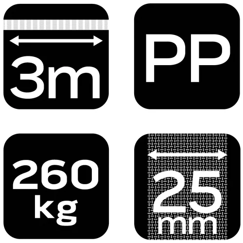 Neo Tools Rakományrögzítő racsnis heveder 3m/25mm, 260kg