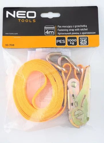Neo Tools Rakományrögzítő racsnis heveder 4m/25mm, 1000kg