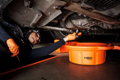 Neo Tools Olaj és hűtőfolyadék leeresztő tál, 16 L