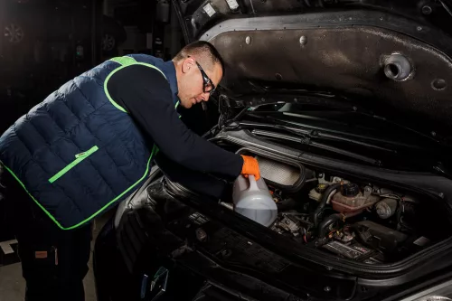 Neo Tools Olaj és hűtőfolyadék beöntő kanna, Flexi csővel, 3l