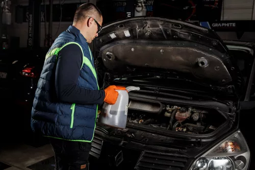 Neo Tools Műanyag folyadékbetöltő kanna, flexibilis szárral, 5L