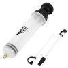 Neo Tools Műanyag folyadékbetöltő fecskendő, 200ml