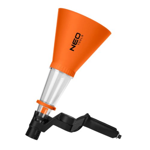 Neo Tools Tölcsér, 125mm, univerzális rögzítőkonzollal, vegyszerálló