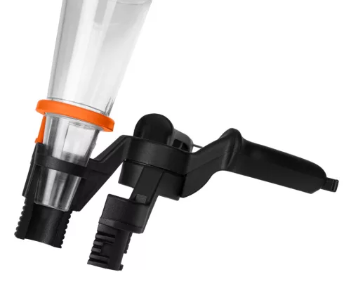 Neo Tools Tölcsér, 125mm, univerzális rögzítőkonzollal, vegyszerálló