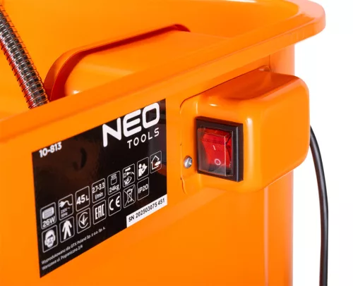 Neo Tools Alkatrészmosó 45L, 26W/230V szivattyúval