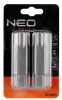 Neo Tools Torx bit, 3/8", T100x75mm, CRV, 2db