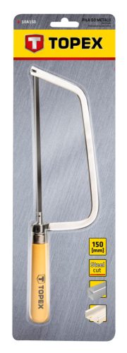 Topex Fémfűrész 150mm fanyéllel