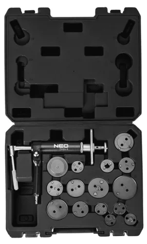 Neo Tools Tárcsafék munkahenger visszanyomó készlet, pneumatikus nyomószerszámmal
