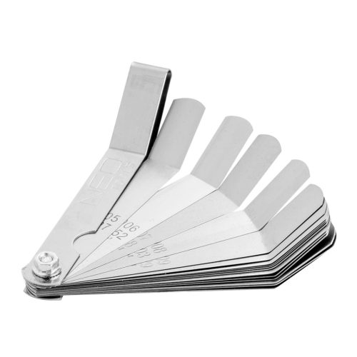 Neo Tools Hézagmérő készlet 16db bent (0.127 - 0.508mm) 65MN/rozsdamentes acél 16db, hajlított