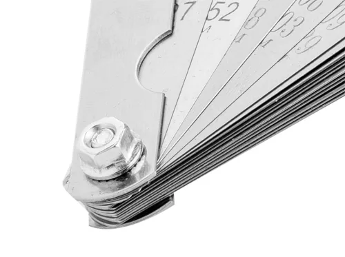 Neo Tools Hézagmérő készlet 16db bent (0.127 - 0.508mm) 65MN/rozsdamentes acél 16db, hajlított