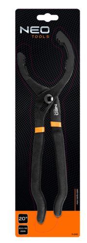 Neo Tools Olajszűrő leszedő fogó (20°), 63.5 - 116mm