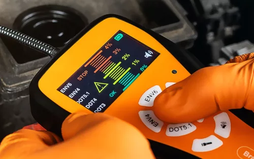 Neo Tools Fékfolyadék teszter, LCD kijelzős, DOT3..4..5, EVN4..6, folyadékokhoz