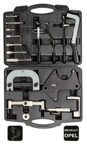 Neo Tools Vezérműtengely blokkoló készlet, Renault/Opel benzin és dízelmotorok
