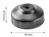 Neo Tools Olajszűrő kulcs 76mm, 14 pontos, 3/8" kulcsnyílással