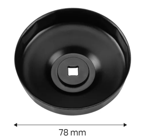 Neo Tools Olajszűrő kulcs 78mm, 15 pontos, 3/8" kulcsnyílással