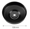 Neo Tools Olajszűrő kulcs 108mm, 15 pontos, 3/8" kulcsnyílással
