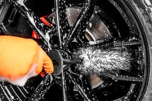 Neo Tools Tiszítókefe felnhez, univerzális finom sörtés, 8x43cm