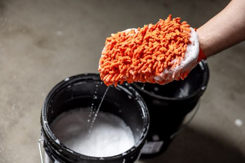 Neo Tools Autómosó szivacs, mikroszálas, 26x12x6cm