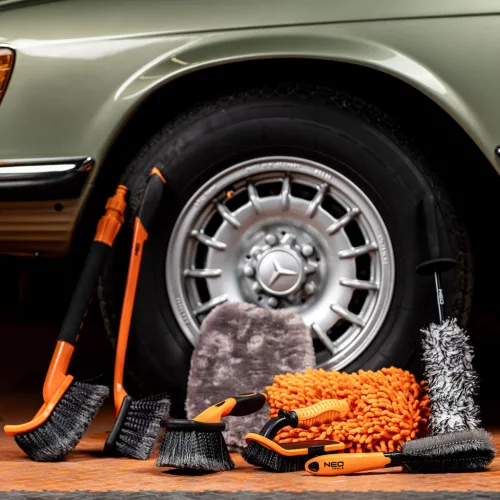 Neo Tools Autómosó kesztyű, poliészter, 28x20cm