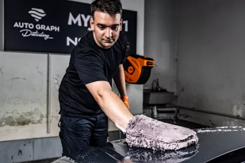 Neo Tools Autómosó kesztyű, poliészter, 28x20cm