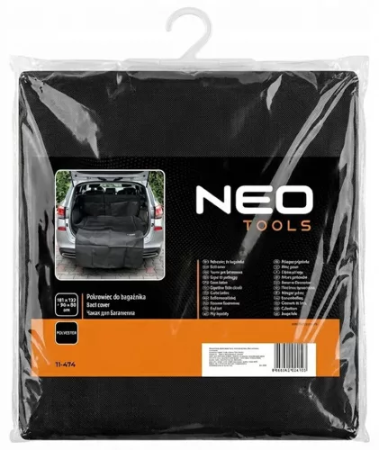 Neo Tools Autó csomagtartó betét, poliészter, habszivacs betéttel 161x132cm, plusz kihajtható lökhárítóvédő 60x90cm