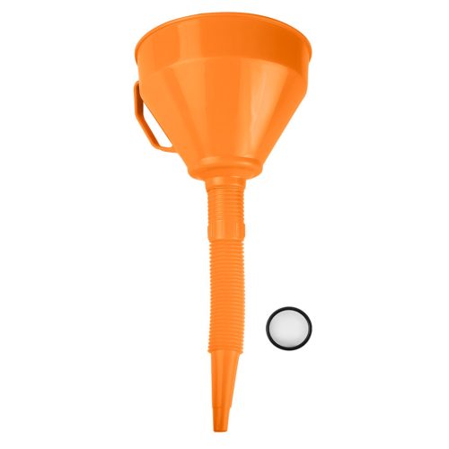 Neo Tools Tölcsér 160mm, 1,2L, flexibilis kifolyóval, polietilén