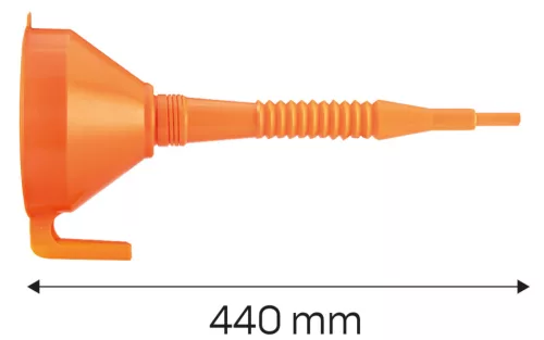 Neo Tools Tölcsér, flexibilis, szűrővel