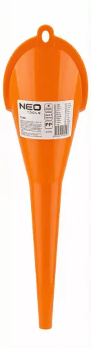 Neo Tools Tölcsér hosszú csőrrel, 450mm, 115mm tölcsérátmérő, műanyag