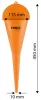 Neo Tools Tölcsér hosszú csőrrel, 450mm, 115mm tölcsérátmérő, műanyag