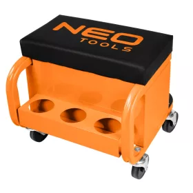   Neo Tools Szerelőszék, fém szerkezetű, kerekekkel, szerszámfiókokkal