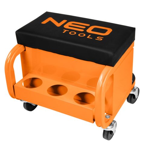 Neo Tools Szerelőszék, fém szerkezetű, kerekekkel, szerszámfiókokkal