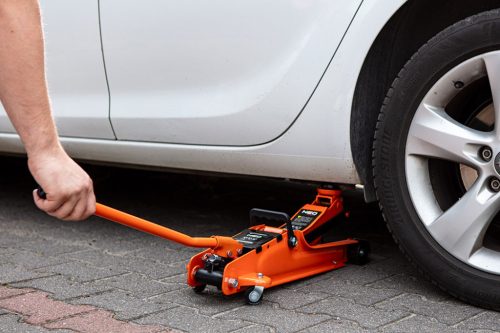 Neo Tools Alacsony profilú hidraulikus krokodilemelő, 2,5T, 85-385 mm