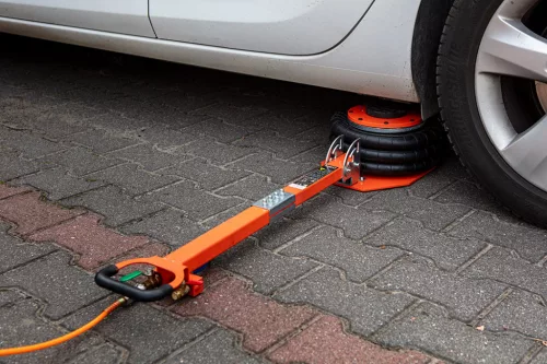 Neo Tools Pneumatikus légpárnás emelő, 3T, 145-420mm