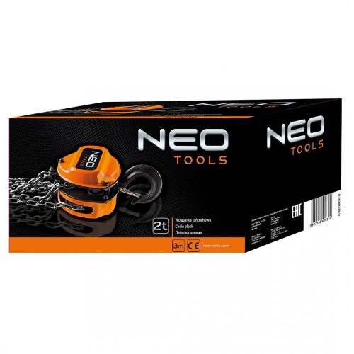 Neo Tools Láncos csörlő 2t 3m