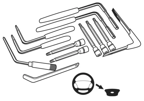 Neo Tools Légzsák kiszerelő készlet