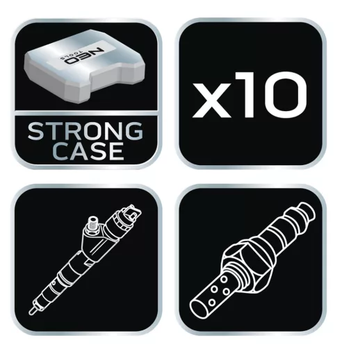 Neo Tools Injektor és lambdaszonda szerelő készlet, 10db