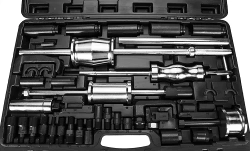 Neo Tools Befecskendezőfej kihúzó készlet csúszó kalapáccsal