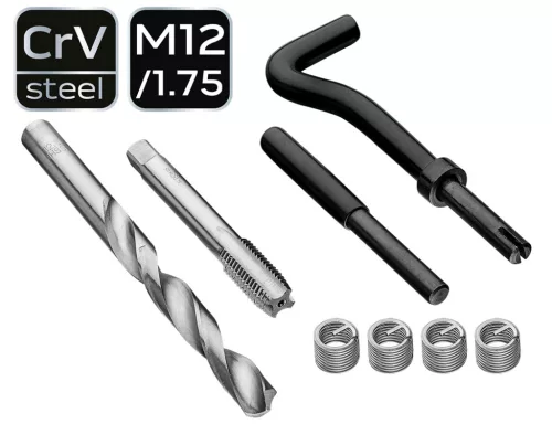 Neo Tools Menetjavító készlet M12