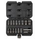Neo Tools Dugókulcskészlet, sérült fejű csavarokhoz 16db 1/2”, 8, 10, 11, 12, 13, 14, 15, 16, 17, 19, 21, 22, 24, 27mm