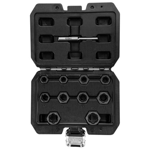 Neo Tools Dugókulcskészlet sérült fejű csavarokhoz, 3/8", 11db