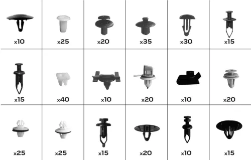 Neo Tools Gépkocsi rögzítő patent készlet, 360db, Toyota/Lexus