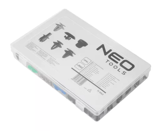 Neo Tools Gépkocsi rögzítő patent készlet, 300db, Opel